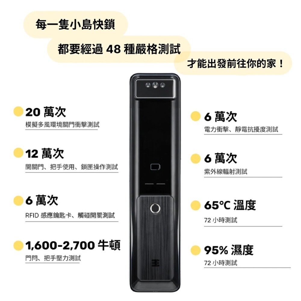 3E小島快鎖T9 PLUS+推拉式電子鎖(掌靜脈/密碼/卡片/鑰匙/指紋/遠端)(附基本安裝)-細節圖6