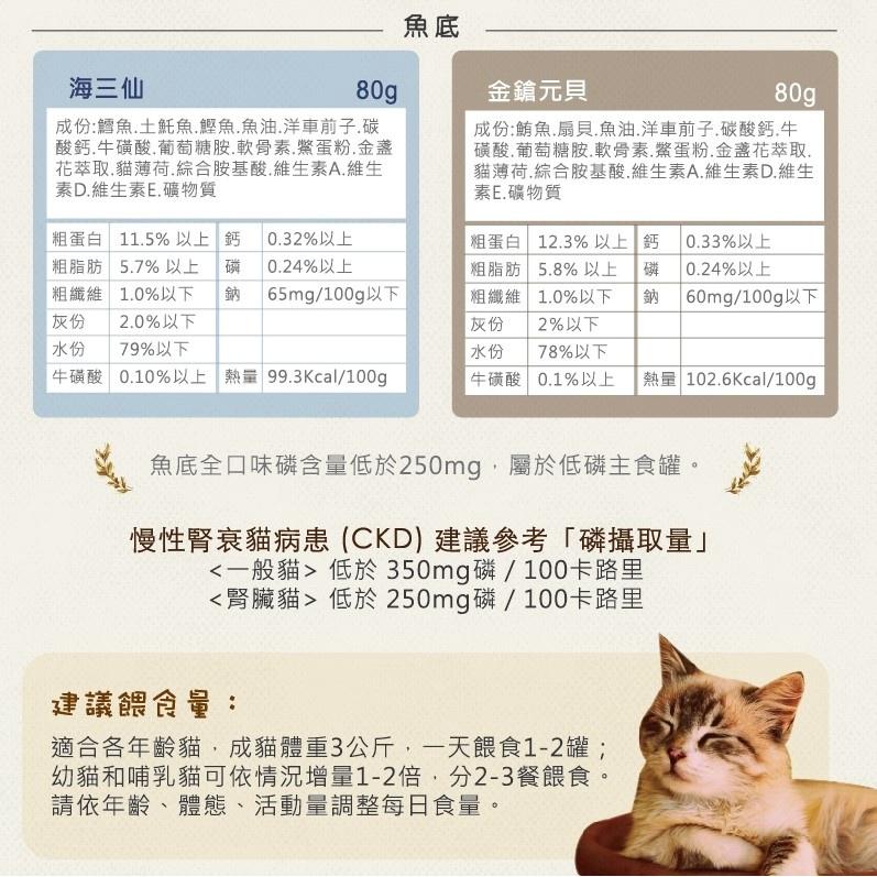 主食罐 CatPool 貓侍主食罐 天然低敏新鮮無膠主食罐 80G 貓罐頭泥狀主食罐雞底魚底泥罐主食罐-細節圖7