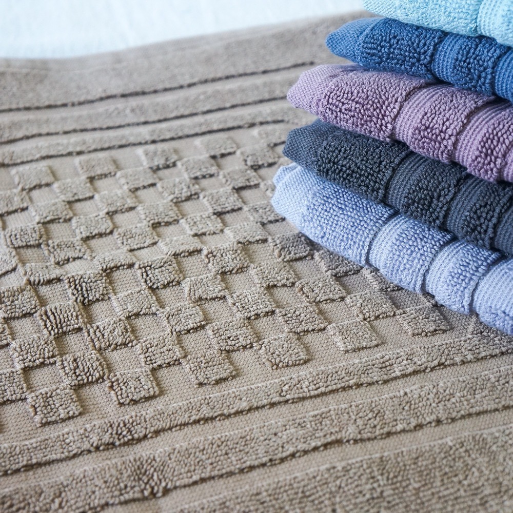 方格子小踏墊.浴室腳踏墊.地墊.吸水地墊【多色】－－－100%純棉吸水性極佳！純棉 台灣製造-細節圖2