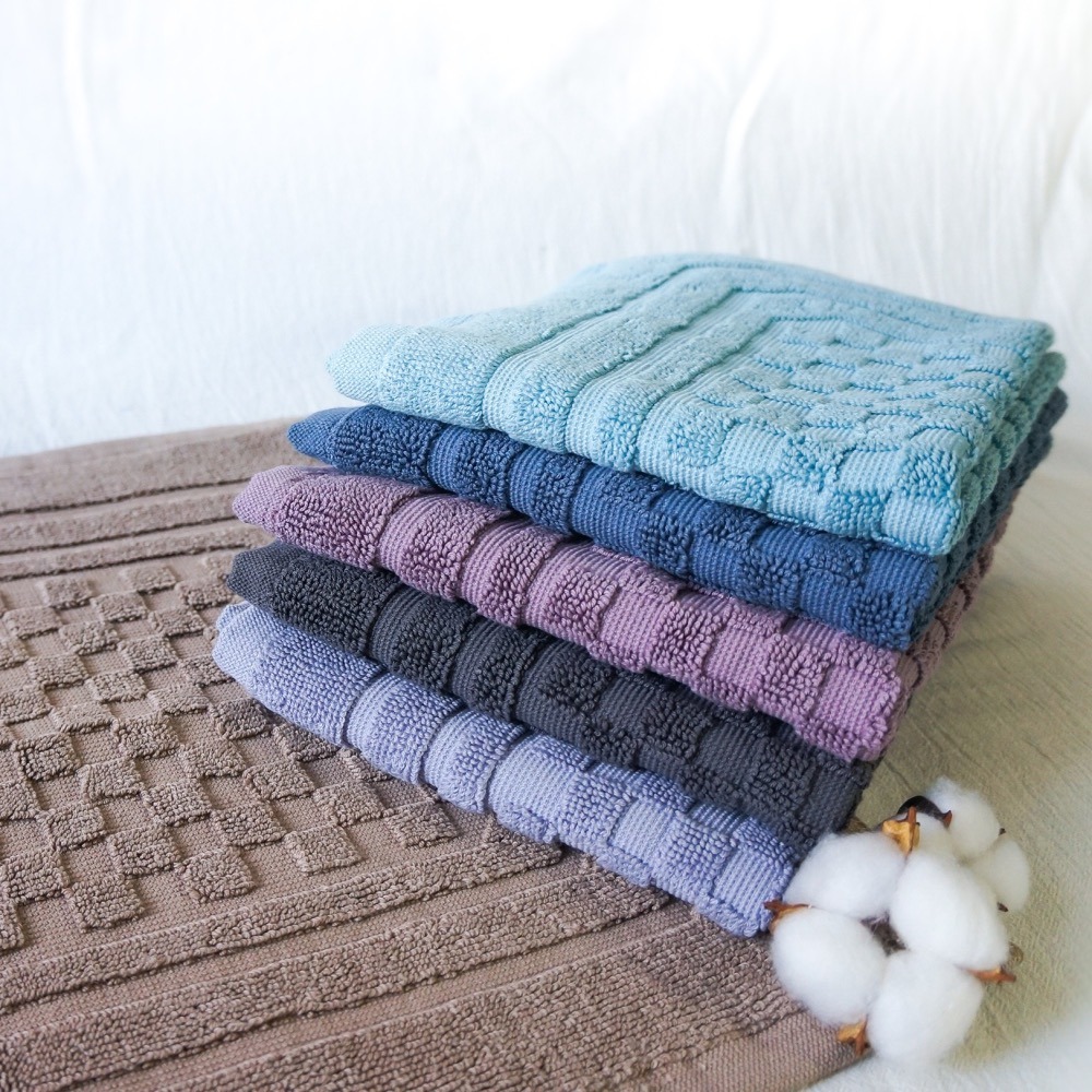 方格子小踏墊.浴室腳踏墊.地墊.吸水地墊【多色】－－－100%純棉吸水性極佳！純棉 台灣製造-細節圖3