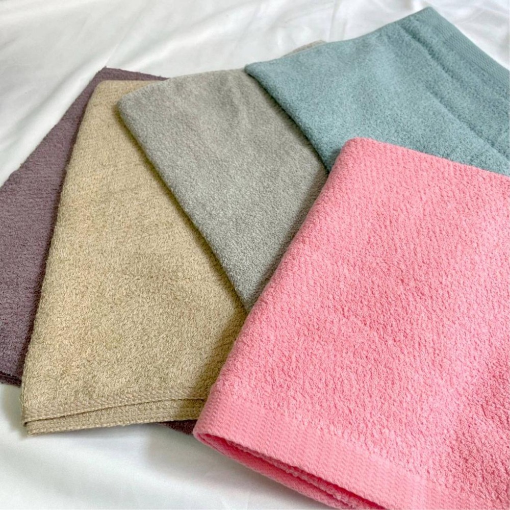 加長毛巾5色 (33*95公分)，台灣製造 雲林虎尾製造 多色可挑  純棉/健身房毛巾/登山毛巾-細節圖4