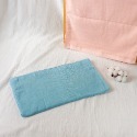 台灣製造={5色}素面紗布毛巾(一面棉紗一面紗布)33*77cm 100％純棉-規格圖4
