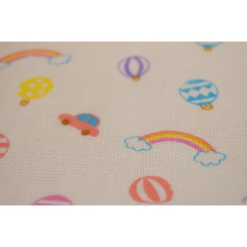 台灣製造=熱氣球紗布毛巾(一面棉紗一面紗布)33*77cm-細節圖5