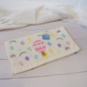 台灣製造=熱氣球紗布毛巾(一面棉紗一面紗布)33*77cm-規格圖5