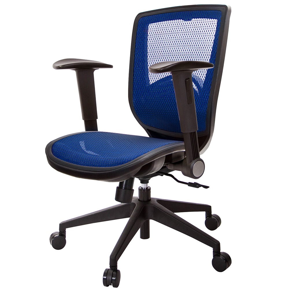 GXG 短背全網 電腦椅 (摺疊扶手) 型號81X6 E1-規格圖6