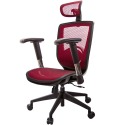 GXG 高背全網 電腦椅 (2D滑面金屬扶手) 型號81X6 EA6-規格圖6