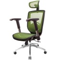 GXG 高背全網 電腦椅 (鋁腳/2D滑面金屬扶手) 型號81X6 LUA6-規格圖6