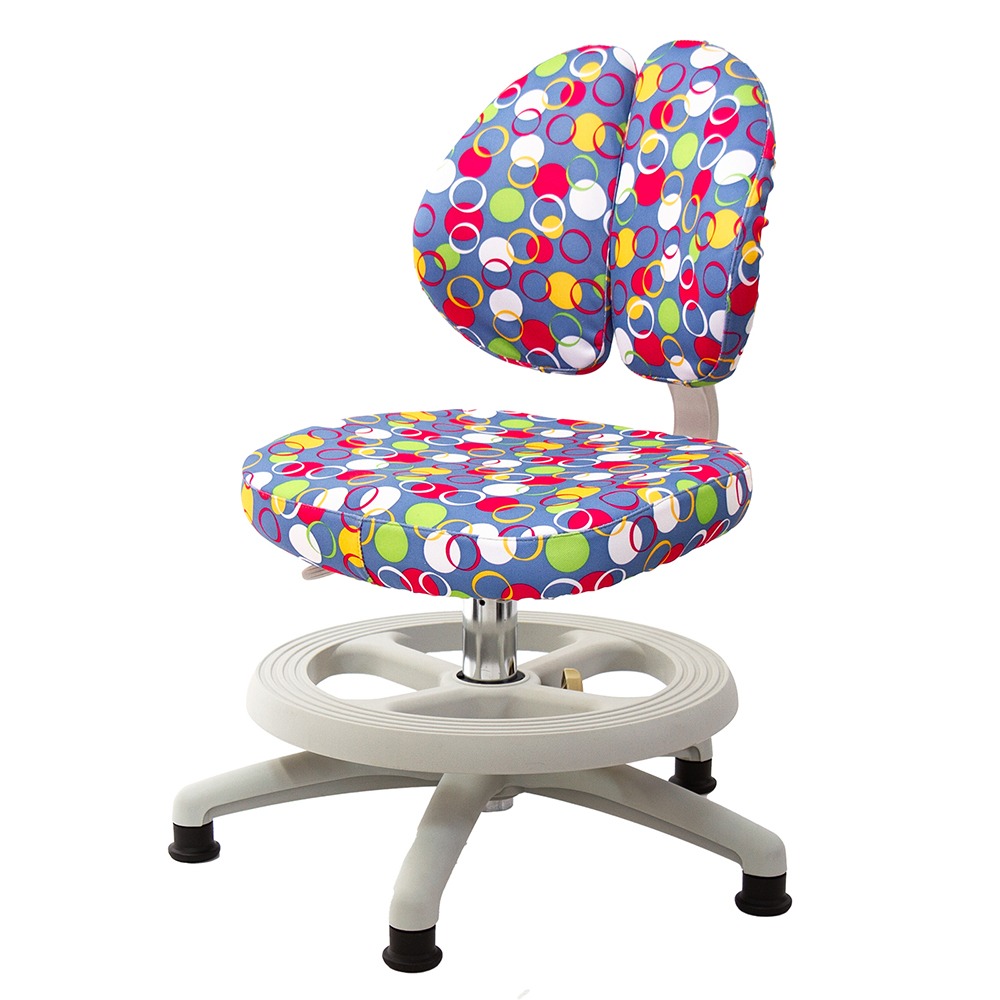 GXG 兒童雙背 成長椅 (基本款-圓點藍/粉/橘/綠) TW-3199 UB-細節圖3