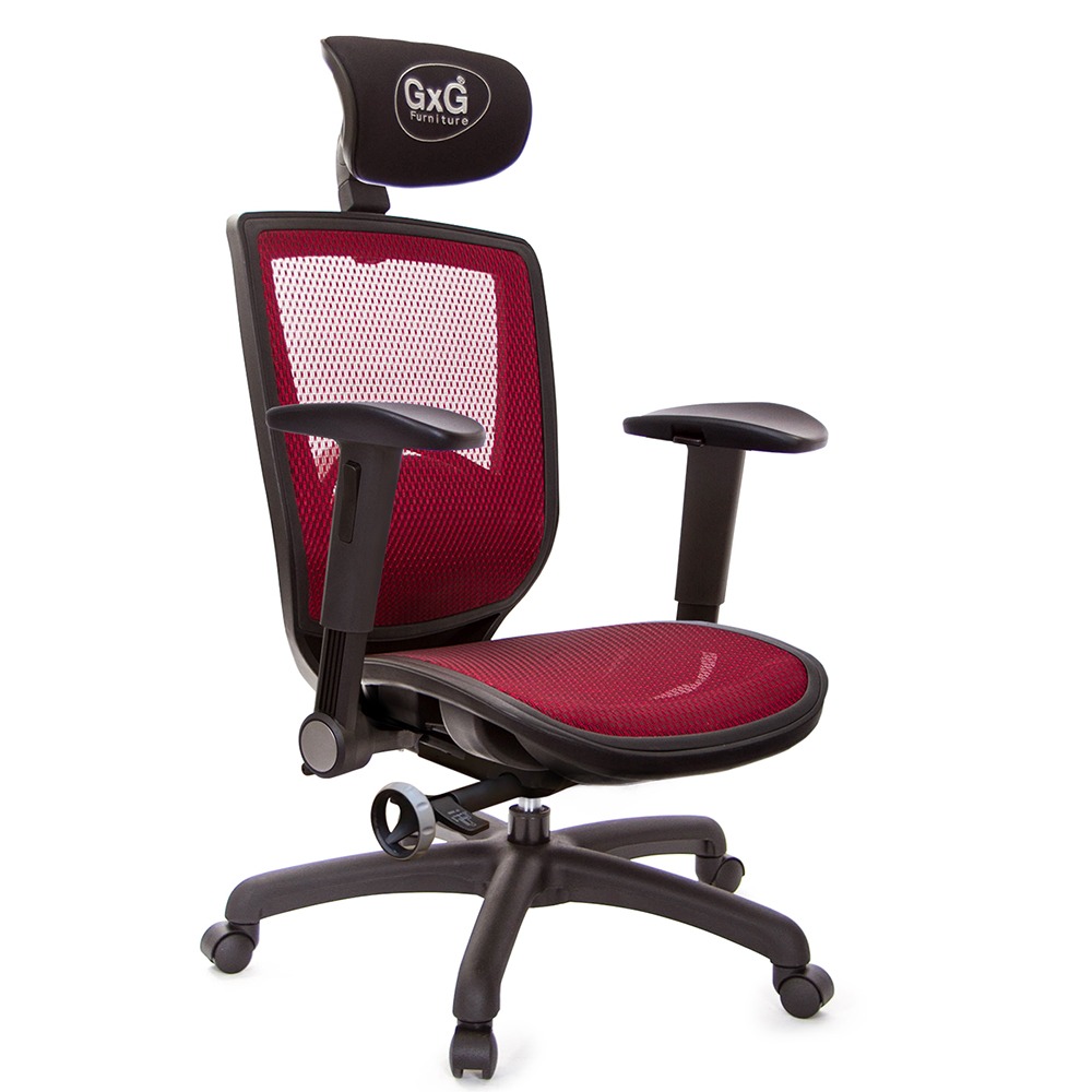 GXG 高背全網 電腦椅 (滑面摺疊手) 型號83F6 EA1J-規格圖5