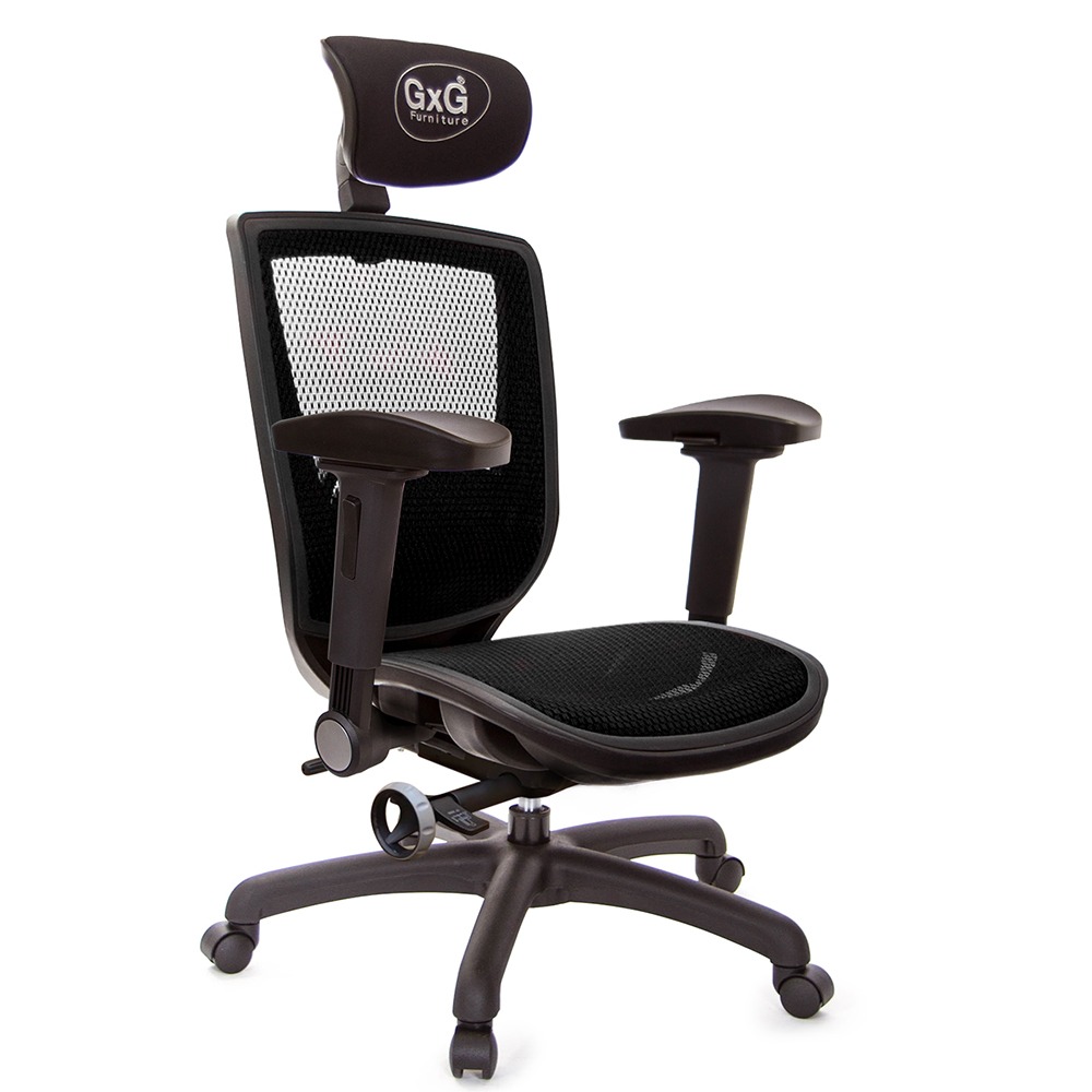 GXG 高背全網 電腦椅 (4D弧面摺疊手) 型號83F6 EA1D-規格圖5