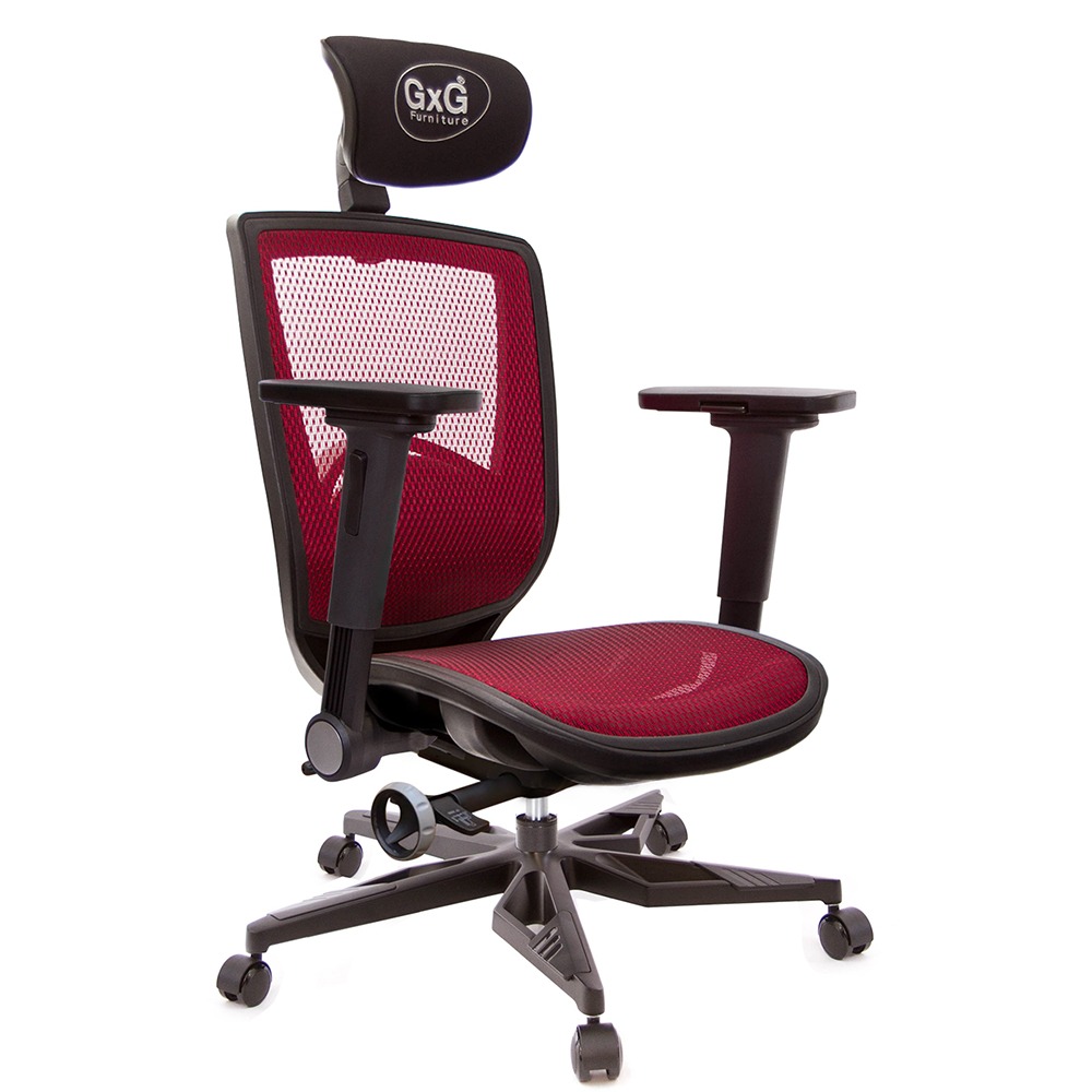 GXG 高背全網 電腦椅 (電競腳/4D平面摺疊手) 型號83F6 KGA1H-規格圖5