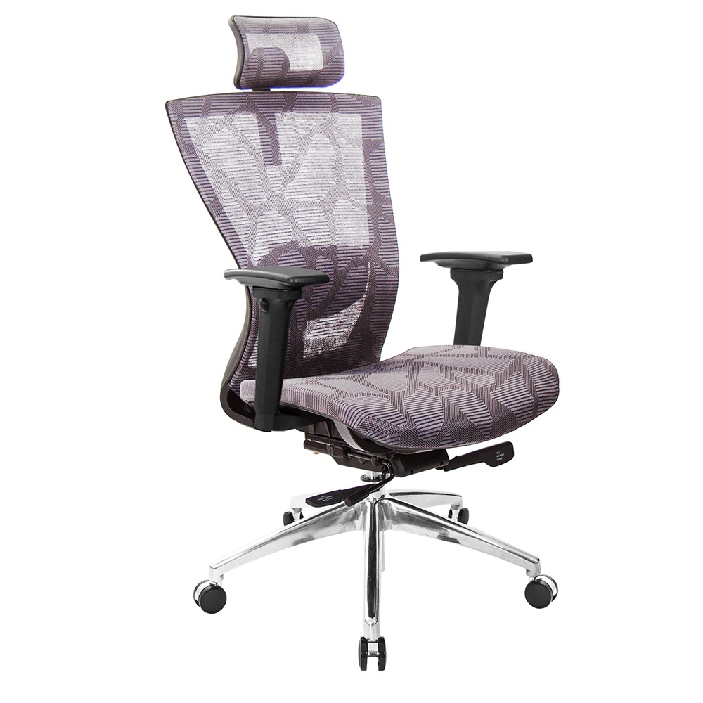 GXG 高背全網 電腦椅 (3D扶手/鋁腳) 型號81Z5 LUA9-細節圖2
