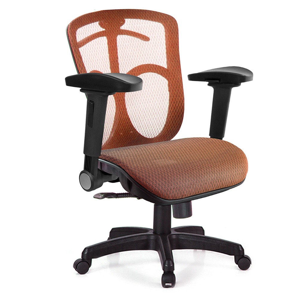 GXG 短背全網 電腦椅 (4D弧面摺疊扶手)  型號091 E1D-規格圖6