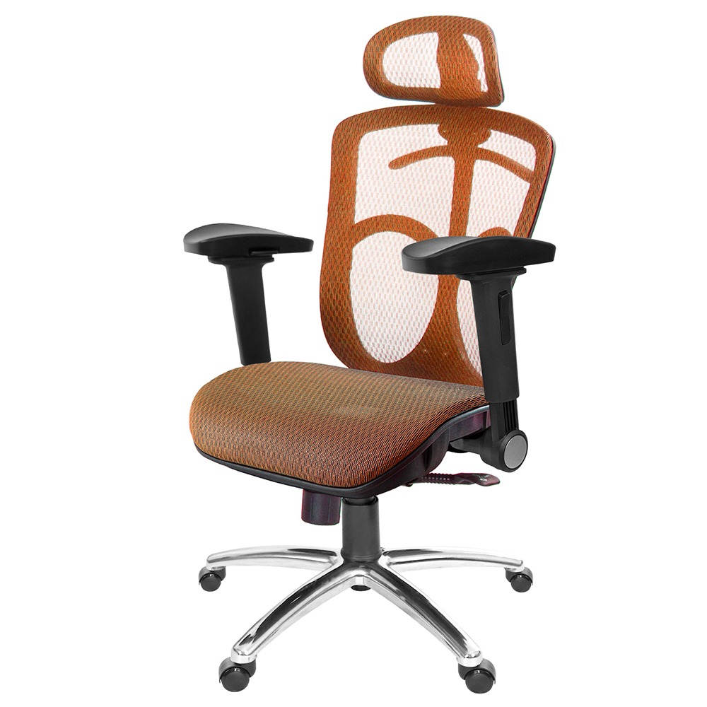 GXG 高背全網 電腦椅  (鋁腳/4D弧面摺疊扶手) 型號091 LUA1D-規格圖6
