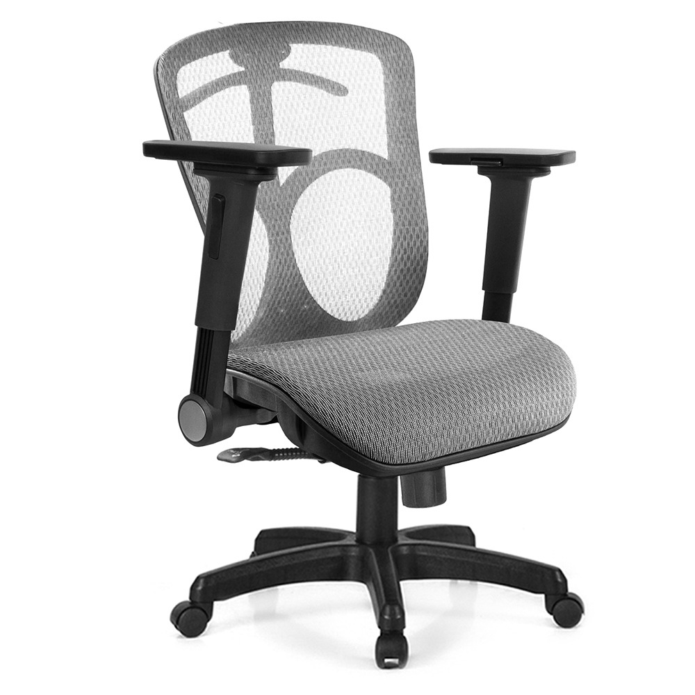 GXG 短背全網 電腦椅 (4D平面摺疊扶手)  型號091 E1H-規格圖6