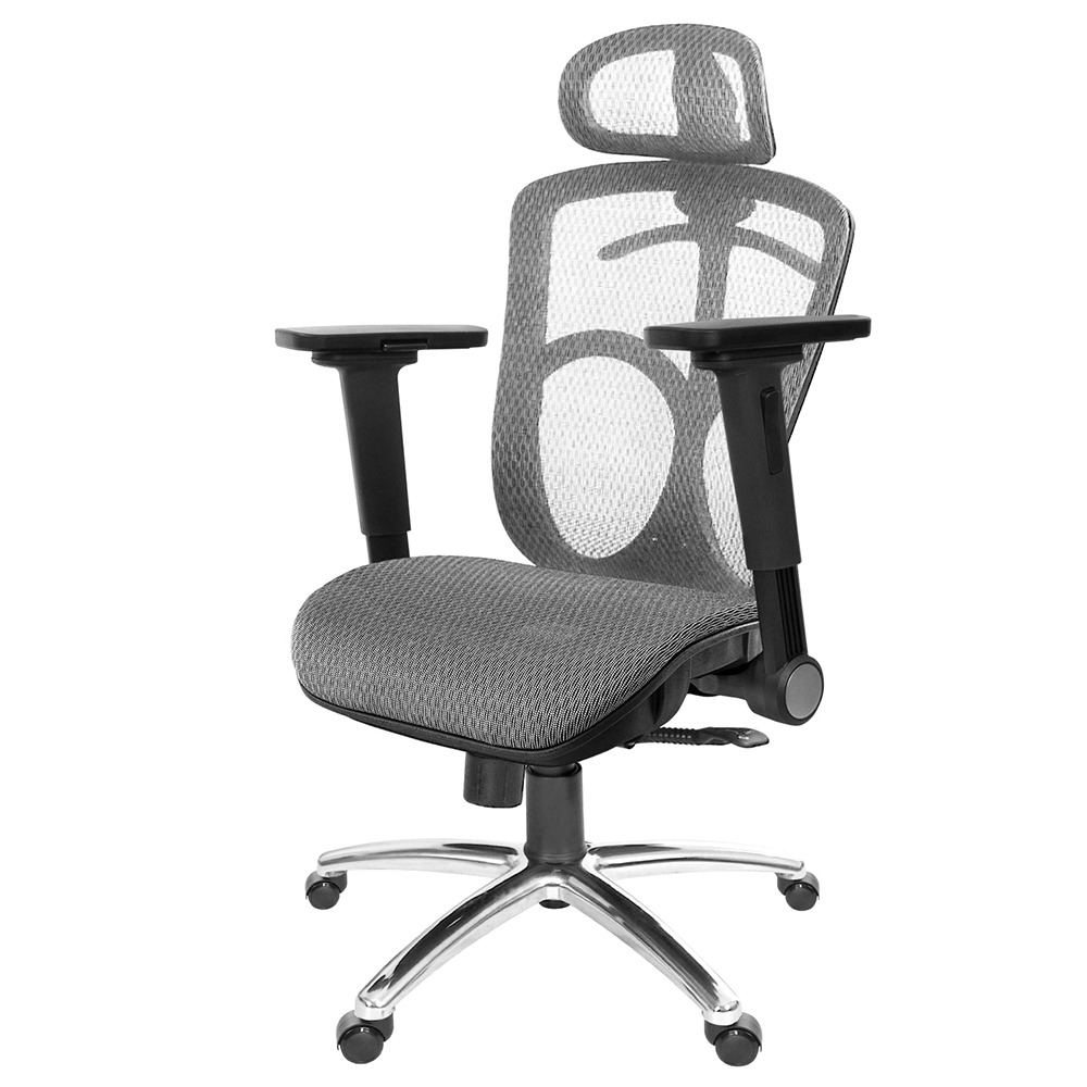 GXG 高背全網 電腦椅  (鋁腳/4D平面摺疊扶手) 型號091 LUA1H-規格圖6
