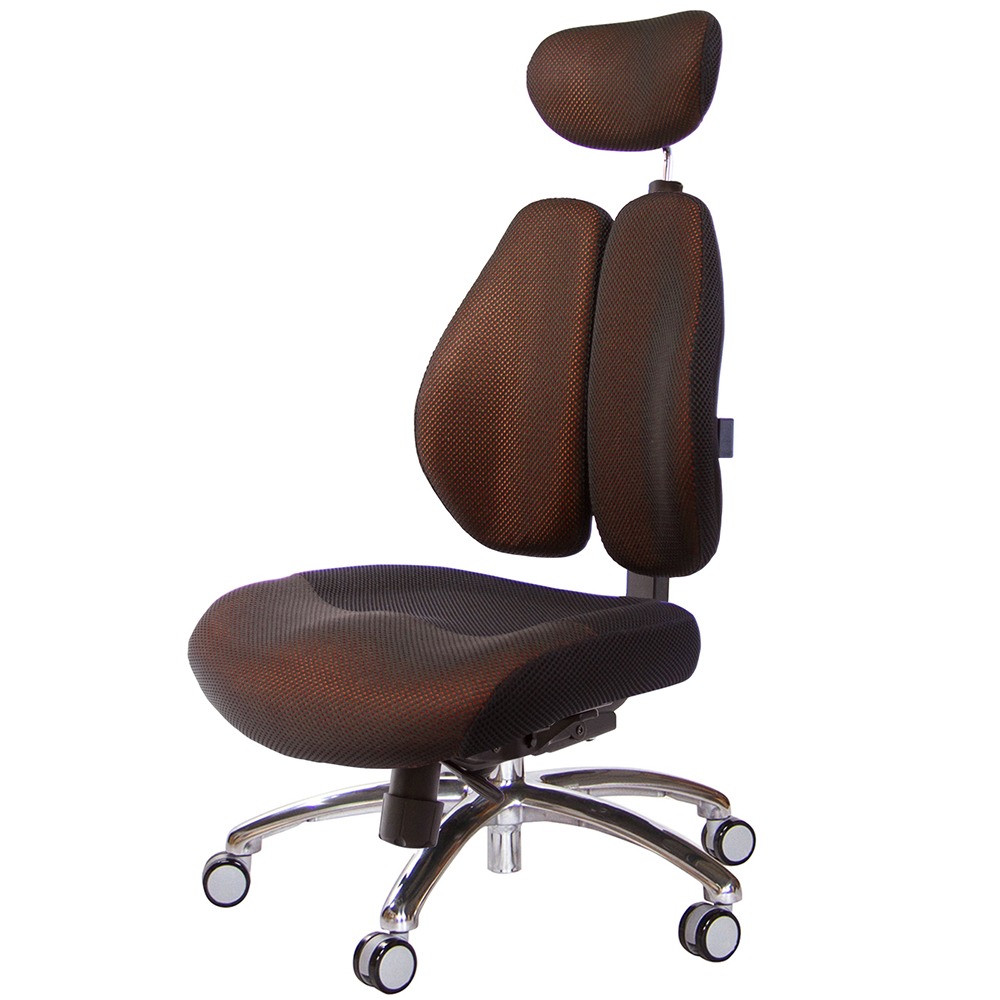 GXG 雙背DUO KING 工學椅(鋁腳/無扶手)  型號3006 LUANH-規格圖5