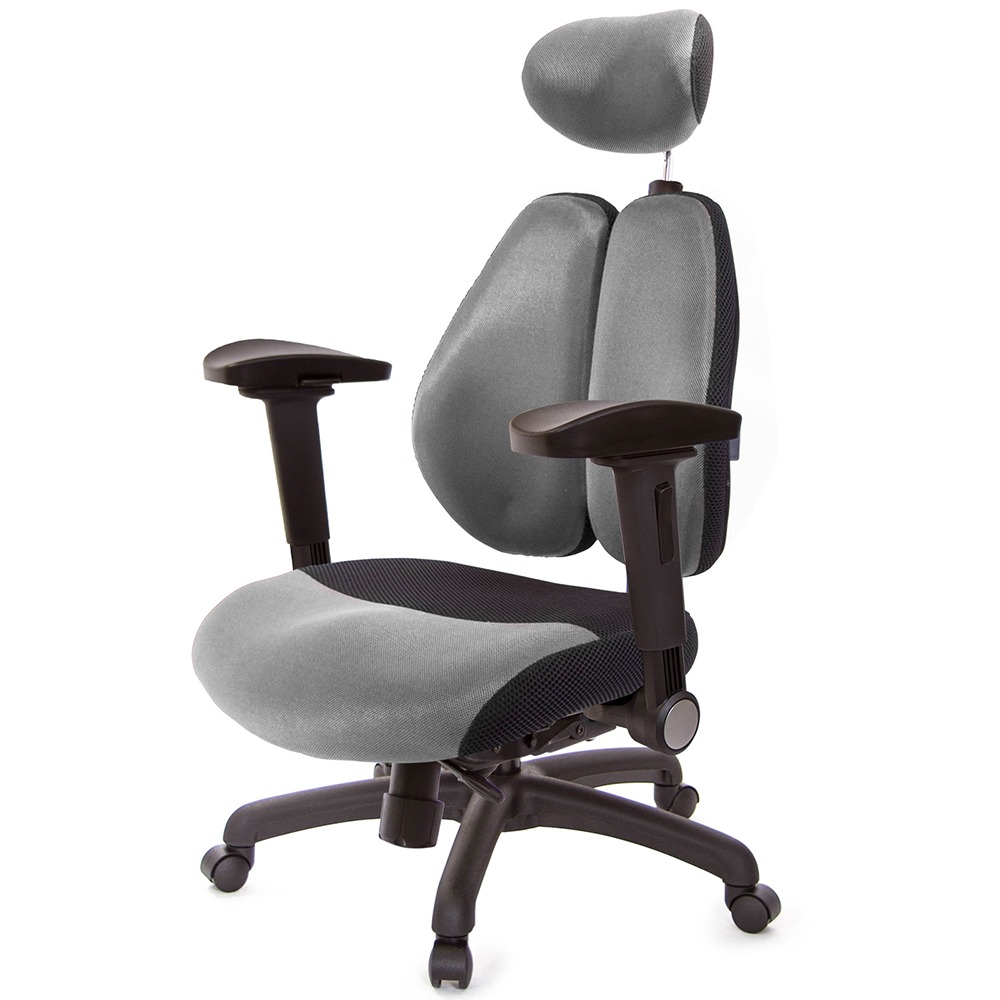 GXG 雙背DUO KING 工學椅(4D弧面摺疊手)  型號3006 EA1D-規格圖6