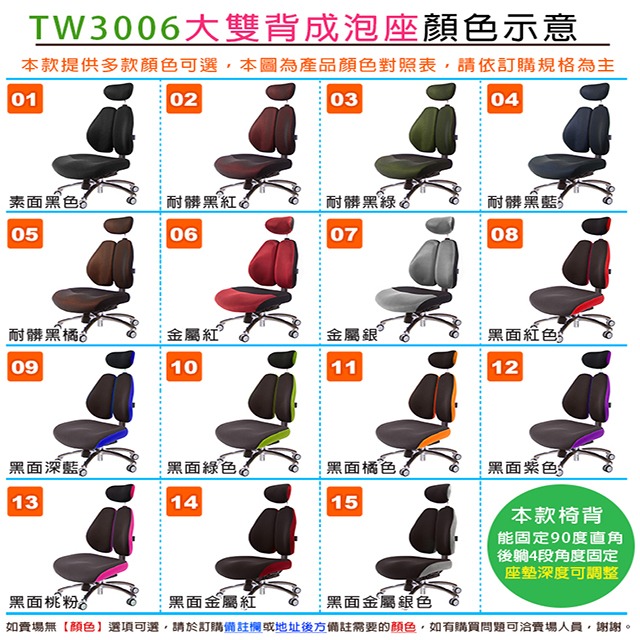 GXG 雙背DUO KING 工學椅(電競腳/4D弧面摺疊手)  型號3006 KGA1D-細節圖5