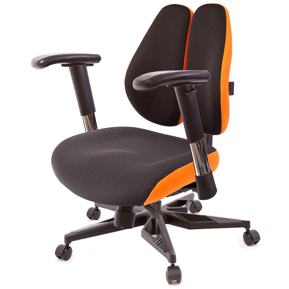 GXG 記憶棉 DUO KING 雙背工學椅(電競腳/2D滑面金屬手)  型號3007 KG6-規格圖6