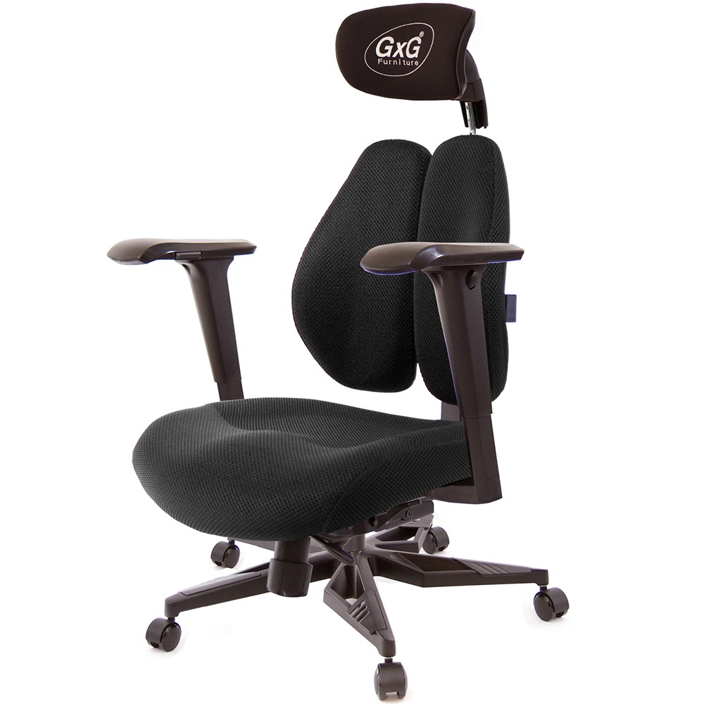 GXG 雙軸枕 DUO KING 工學椅(電競腳/4D升降扶手)  型號3606 KGA3-規格圖5