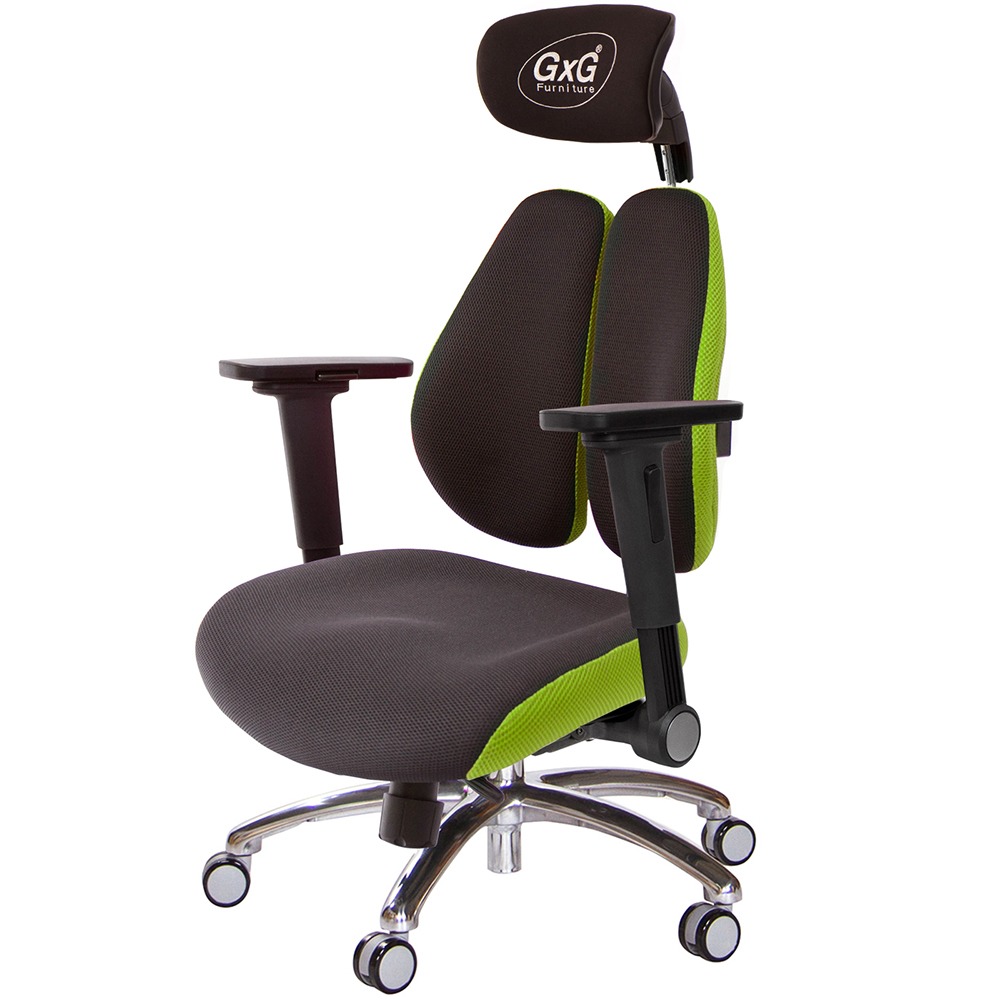 GXG 雙軸枕 DUO KING 記憶棉工學椅(鋁腳/4D平面摺疊手)  型號3608 LUA1H-規格圖5