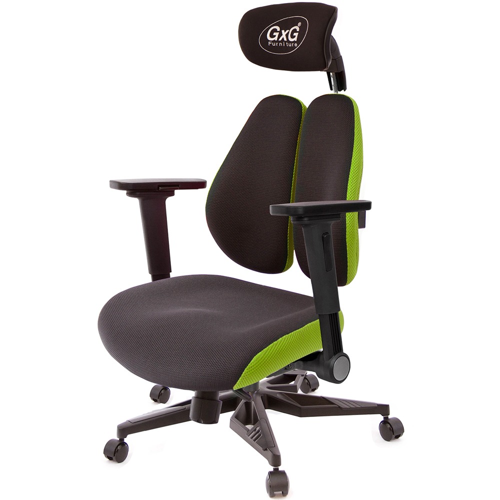 GXG 雙軸枕 DUO KING 記憶棉工學椅(電競腳/4D平面摺疊手)  型號3608 KGA1H-規格圖5