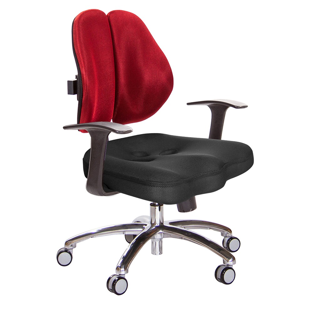 GXG 短背美臀 雙背椅 (鋁腳/T字扶手)  型號2503 LU-規格圖6