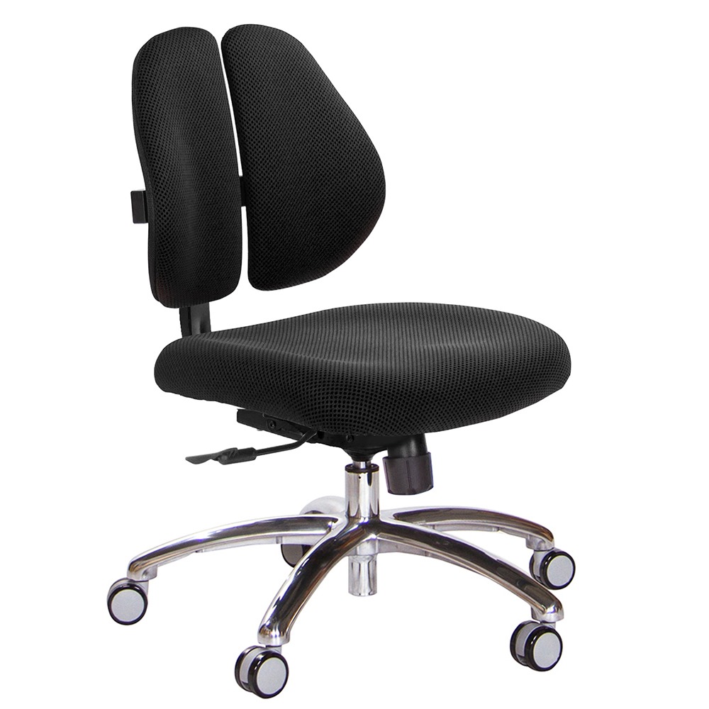 GXG 低雙背 電腦椅(鋁腳/無扶手)  型號2603 LUNH-規格圖5