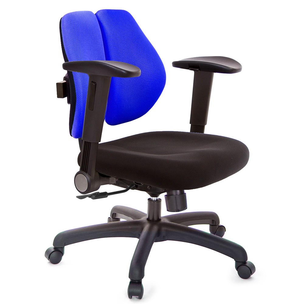 GXG 低雙背 電腦椅(摺疊滑面扶手)  型號2603 E1J-規格圖6