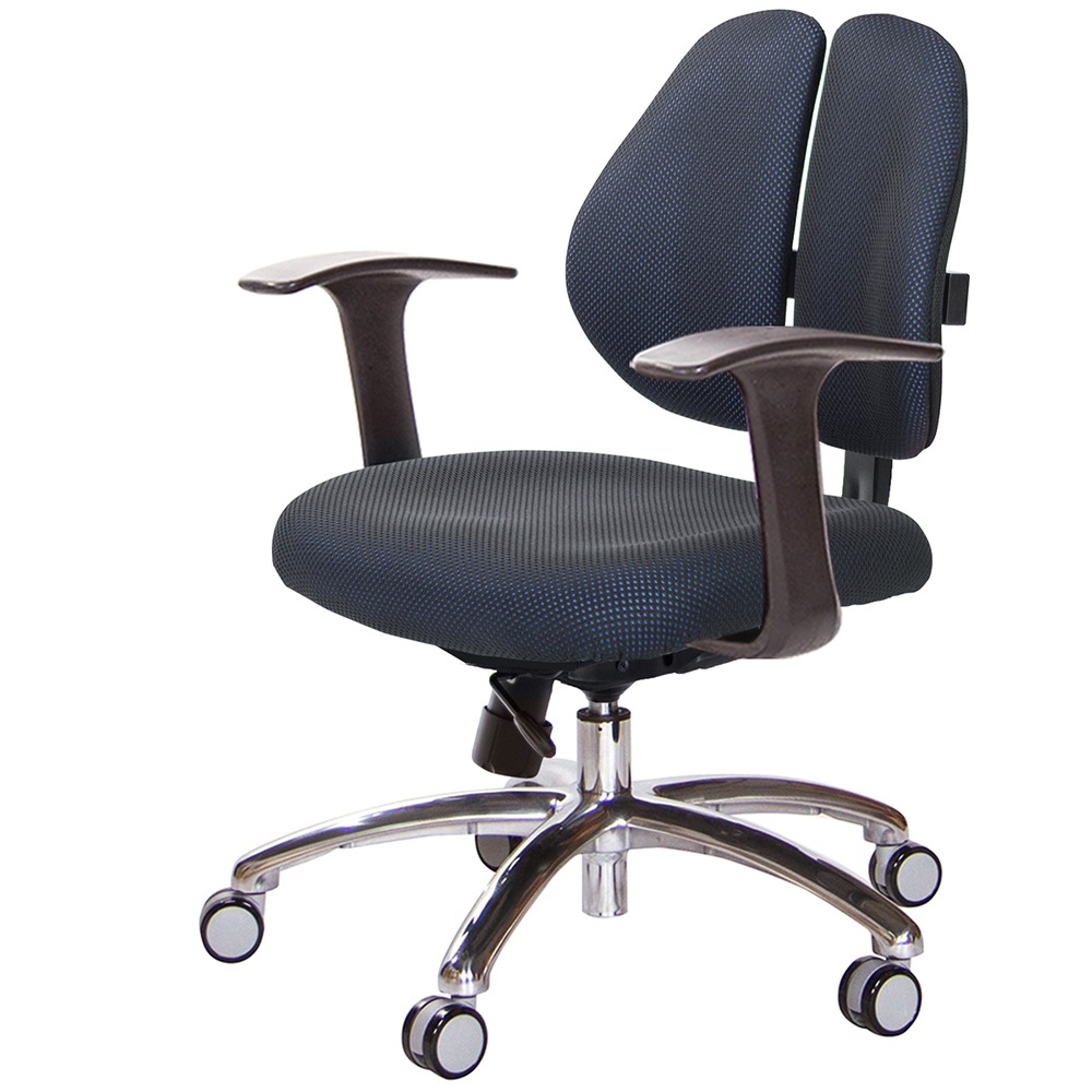 GXG 低雙背 工學椅(鋁腳/T字扶手)  型號2605 LU-規格圖6