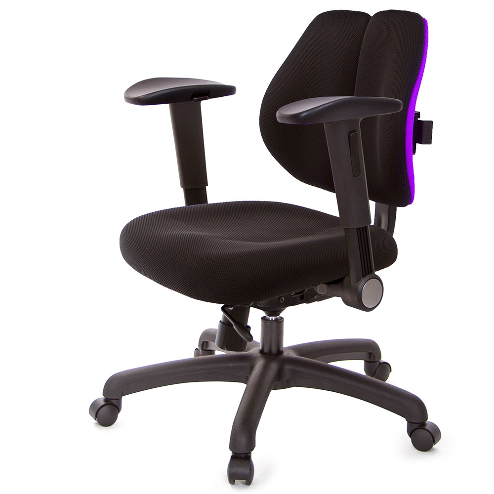 GXG 低雙背 工學椅(摺疊滑面扶手)  型號2605 E1J-規格圖6