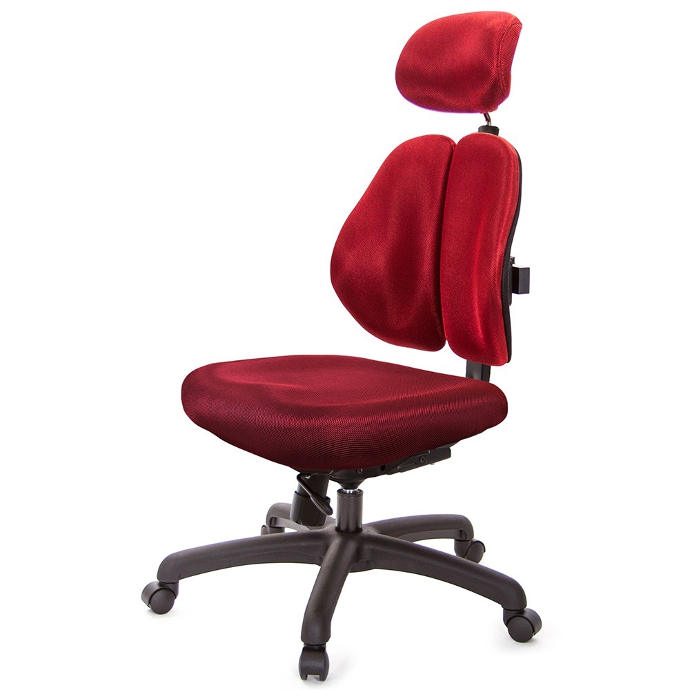 GXG 高背涼感 雙背工學椅 (無扶手) 型號2994 EANH-規格圖5