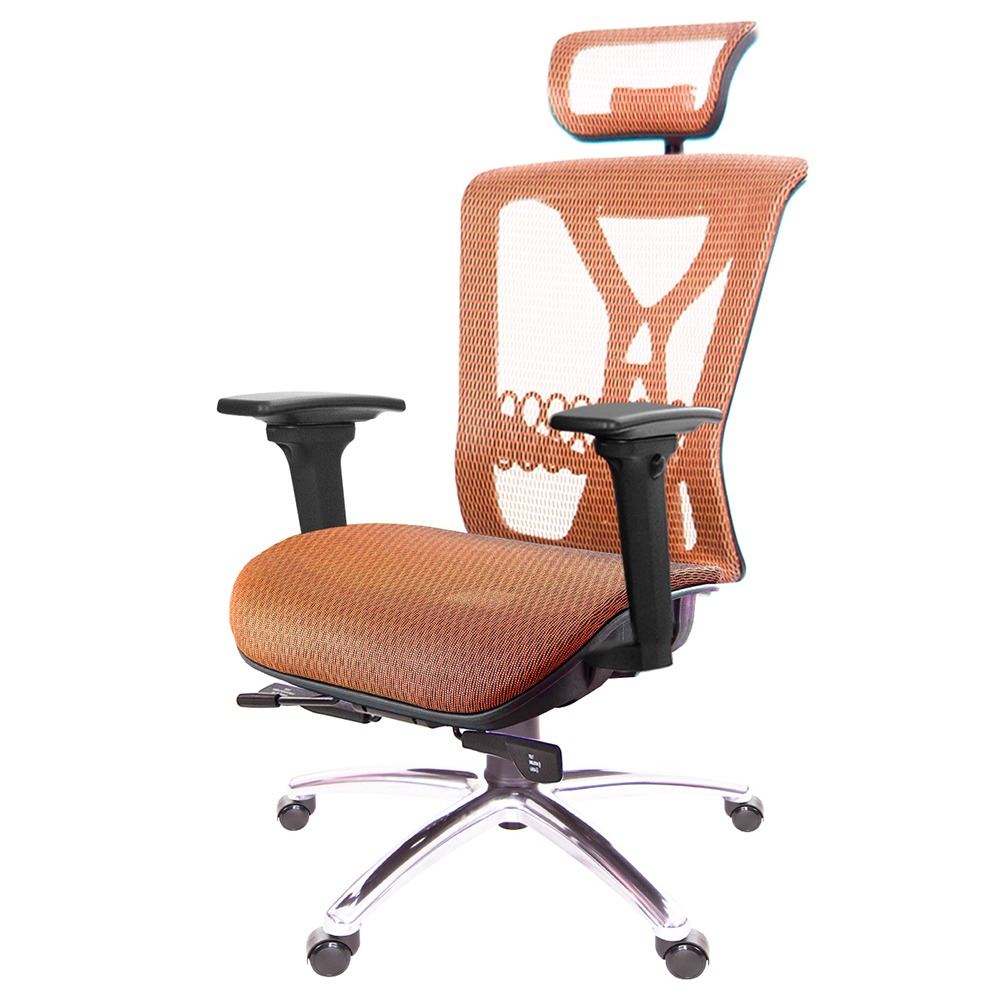 GXG 高背全網 電腦椅 (3D升降扶手/鋁腳) 型號8094 LUA9-規格圖6