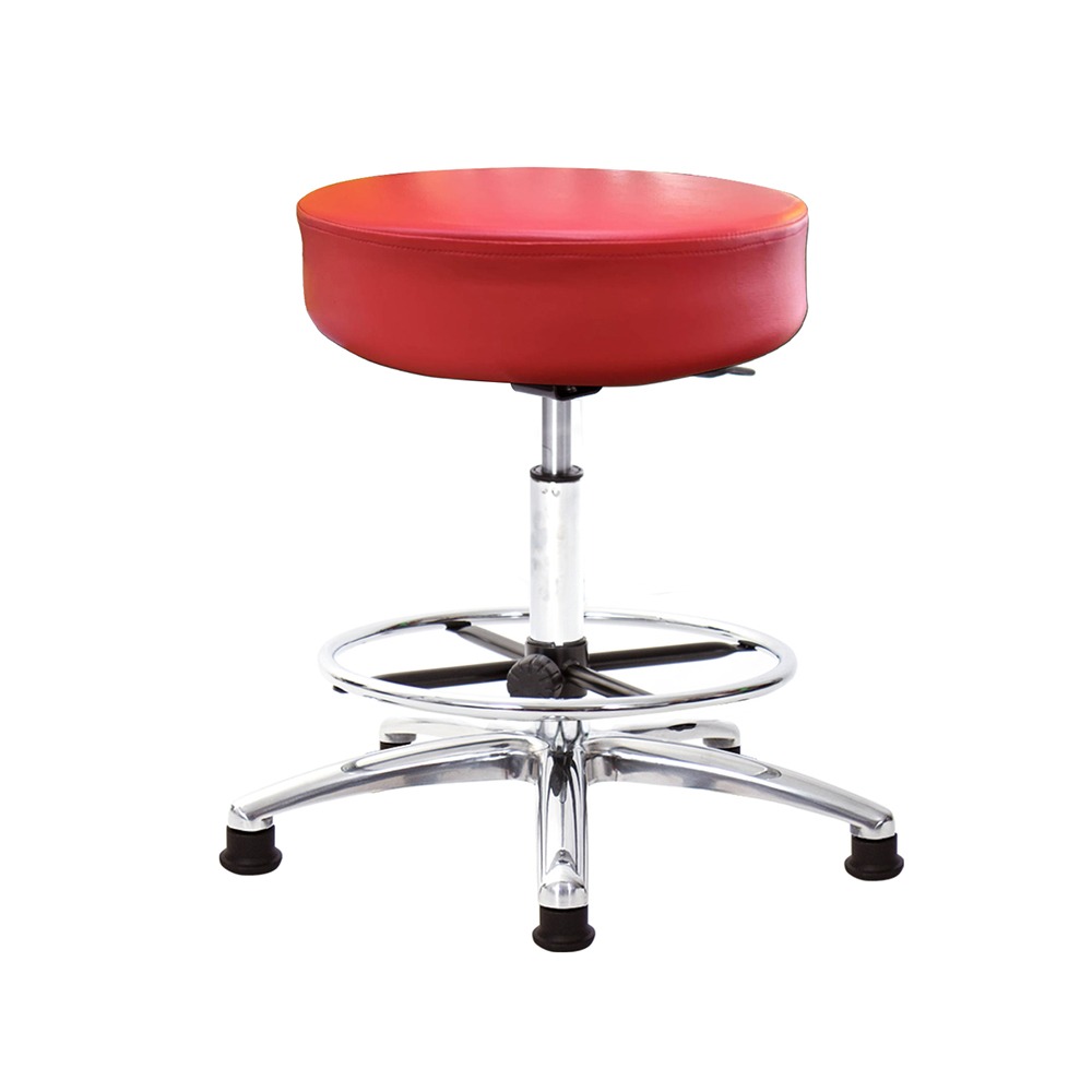 GXG 圓凳款 工作椅 (寬鋁腳+踏圈) 型號T01 LU1K-規格圖6