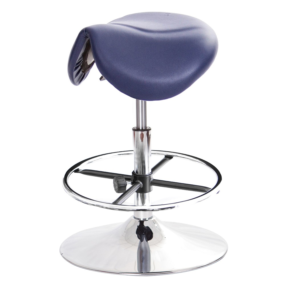 GXG 小馬鞍 工作椅 可前傾(喇叭座+踏圈款)  型號81T9 K-規格圖5