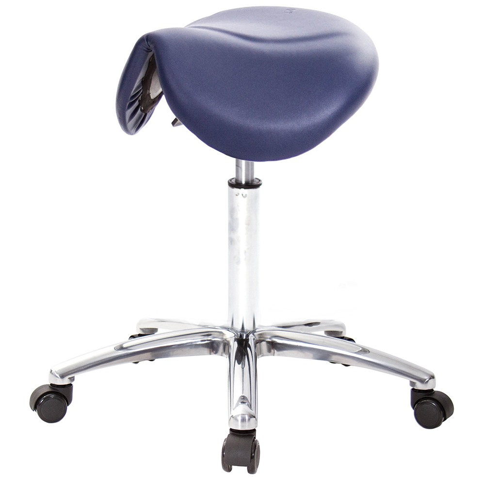 GXG 小馬鞍 工作椅 可前傾 (寬鋁腳+防刮輪) 型號81T9 LU1X-規格圖6