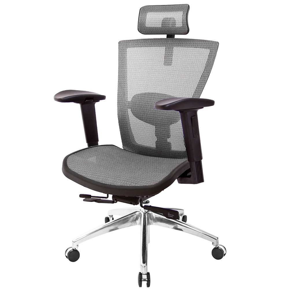 GXG 高背全網 電腦椅 (2D扶手/鋁腳) 型號85Z5 LUA2J-細節圖2