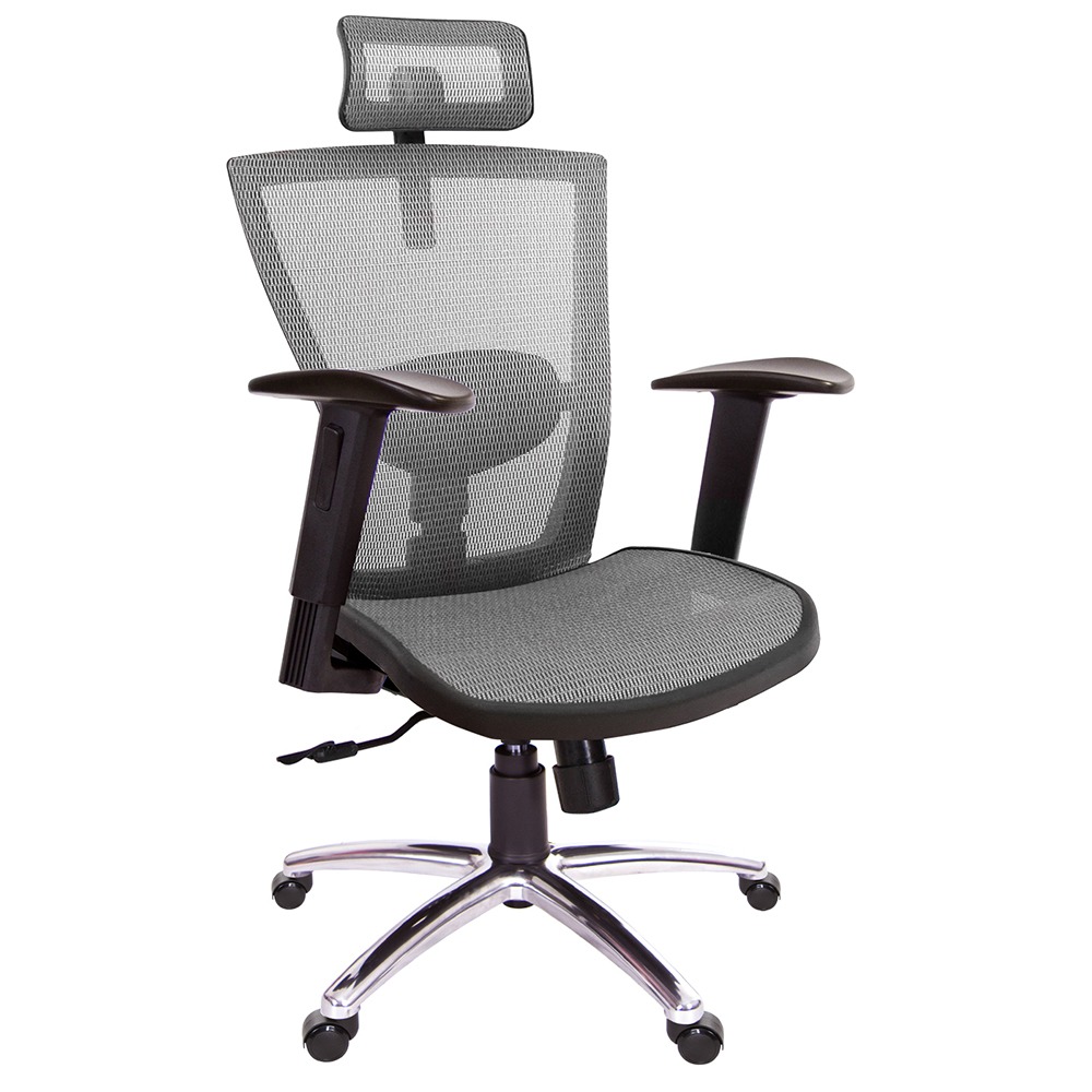 GXG 高背全網 電腦椅 (2D扶手/鋁腳) 型號85X5 LUA2-細節圖2