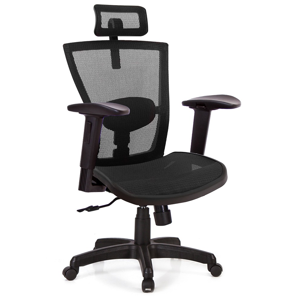 GXG 高背全網 電腦椅 (2D滑面升降扶手) 型號85X5 EA2J-規格圖6