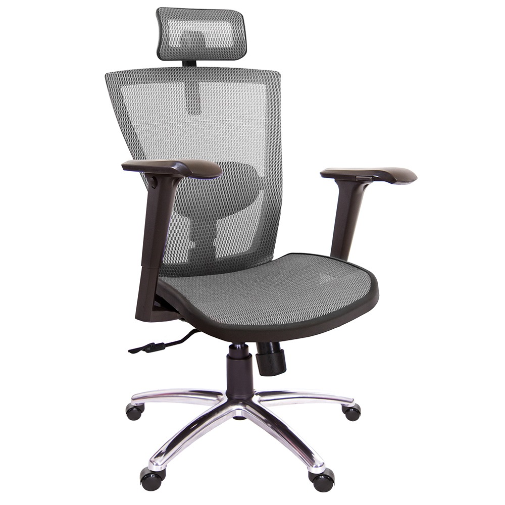 GXG 高背全網 電腦椅 (4D扶手/鋁腳) 型號85X5 LUA3-規格圖6