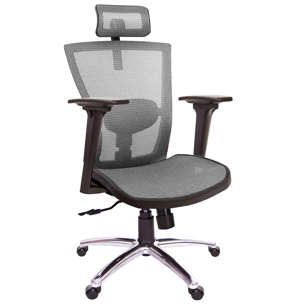 GXG 高背全網 電腦椅 (3D扶手/鋁腳) 型號85X5 LUA9-規格圖6