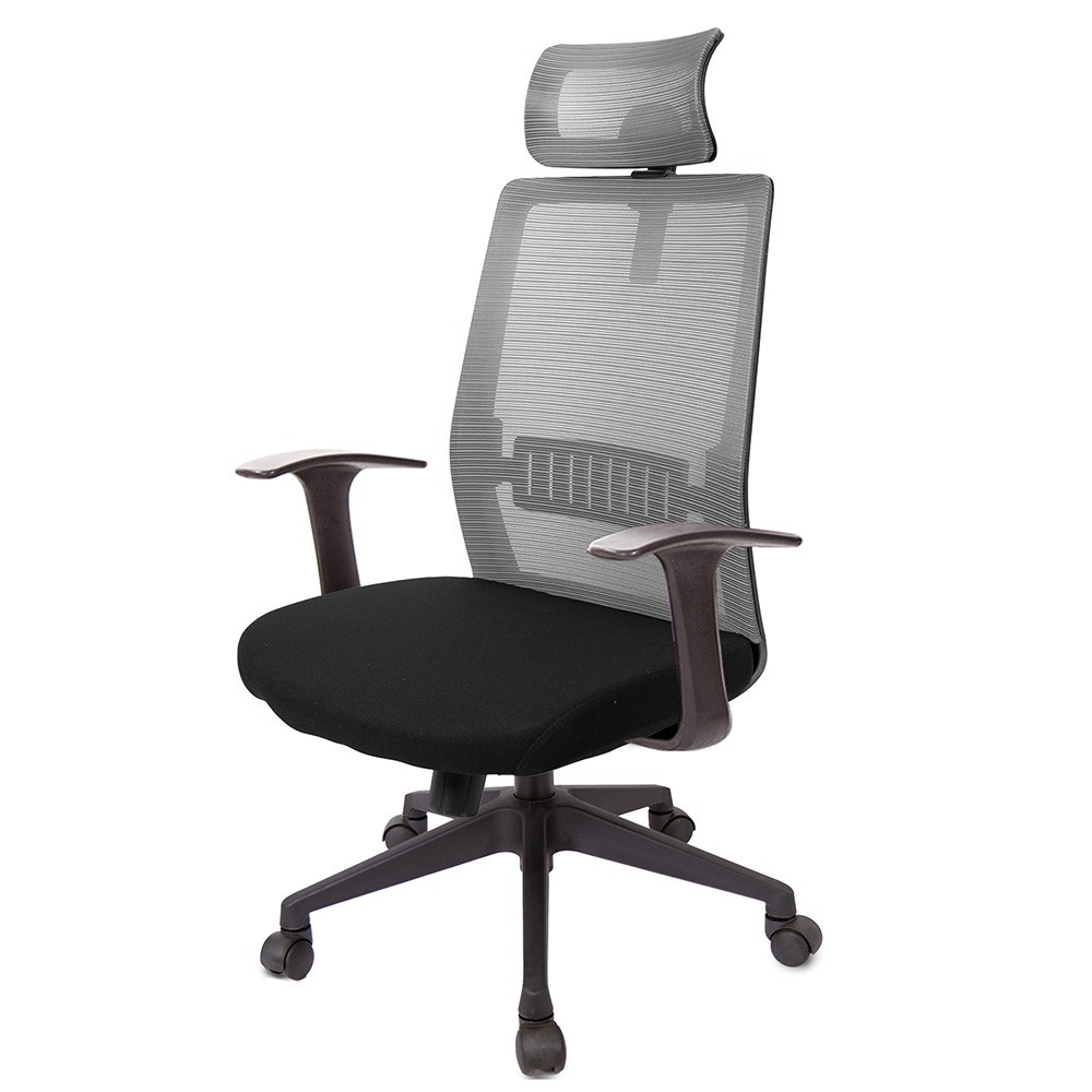 GXG 高背半網 電腦椅 (T字固定手) 型號8160 EA-細節圖2