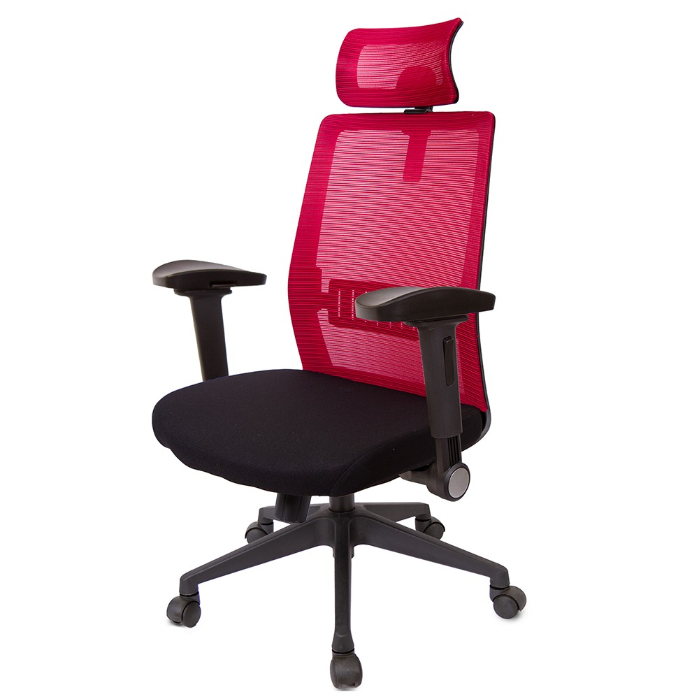 GXG 高背半網 電腦椅 (4D弧面摺疊手) 型號8160 EA1D-規格圖6