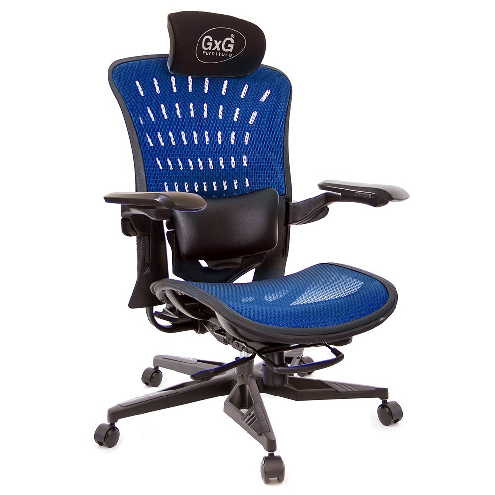 GXG  TANK 高背全網 電腦椅(坦克藍) TW-81Z8 KGA3-規格圖10