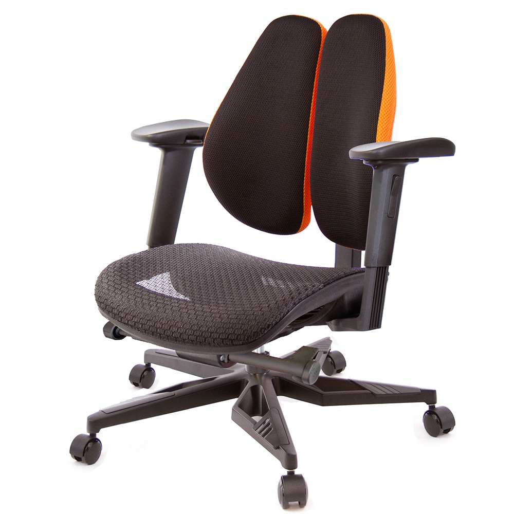 GXG 大網座 低雙背工學椅(電競腳/2D手遊休閒扶手)  型號3075 KG2JM-規格圖6