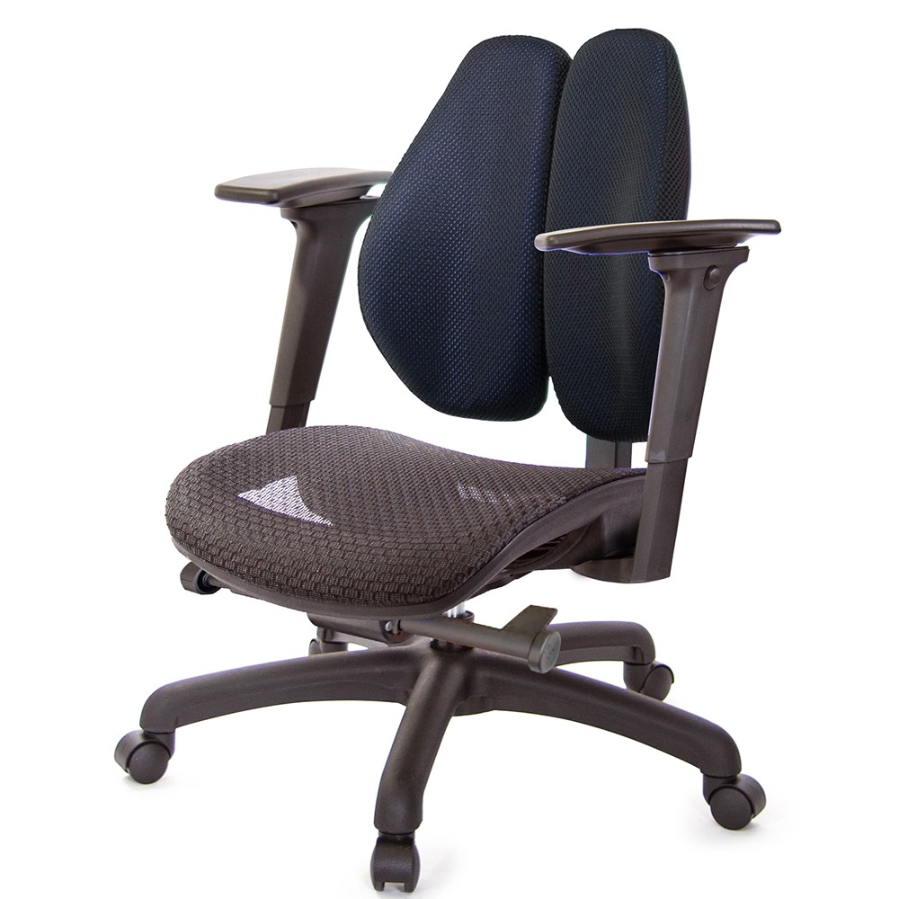 GXG 大網座 低雙背工學椅(3D手遊休閒扶手)  型號3075 E9M-規格圖6