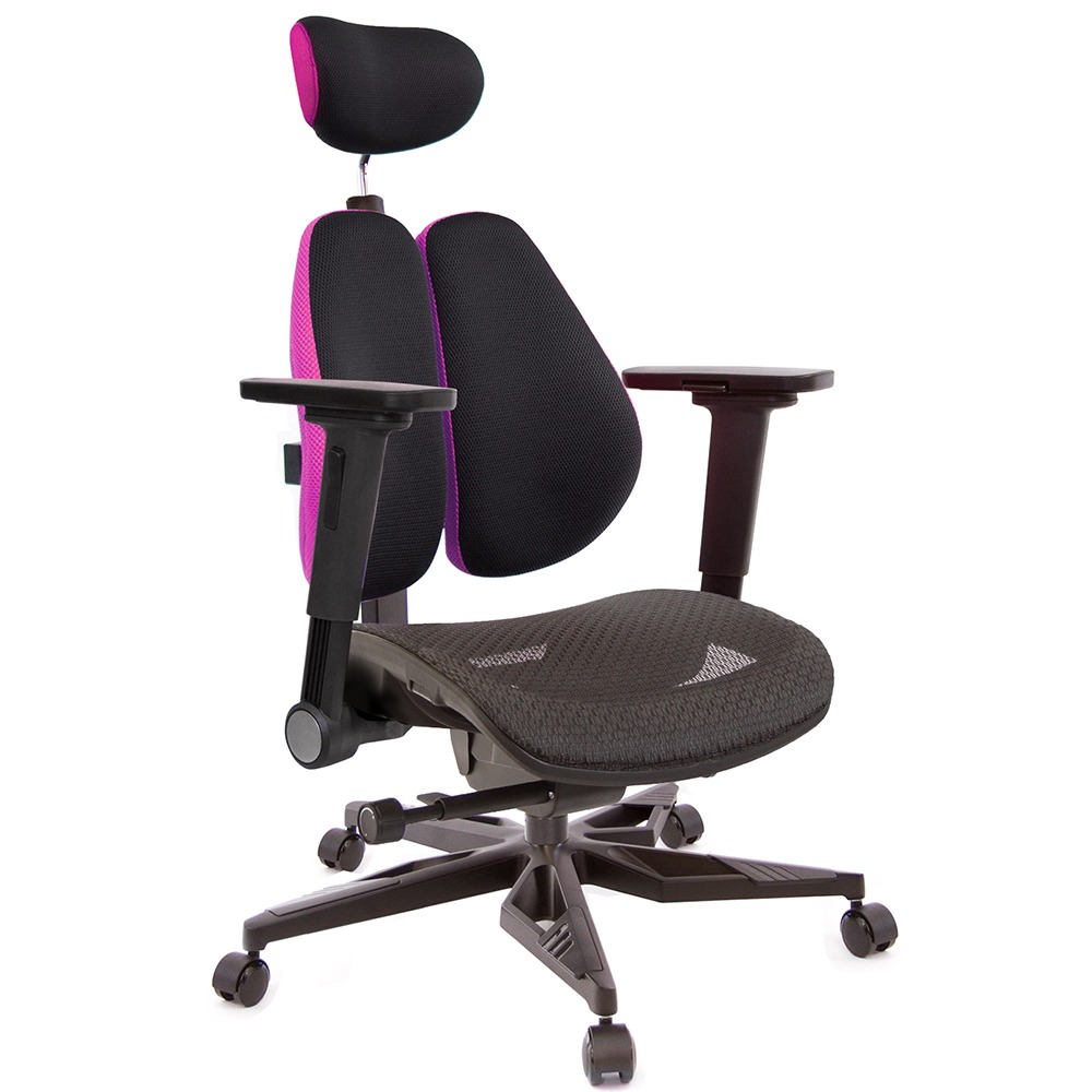 GXG 高雙背工學 電腦椅(電競腳/4D平面摺疊手)  型號3076 KGA1H-規格圖6