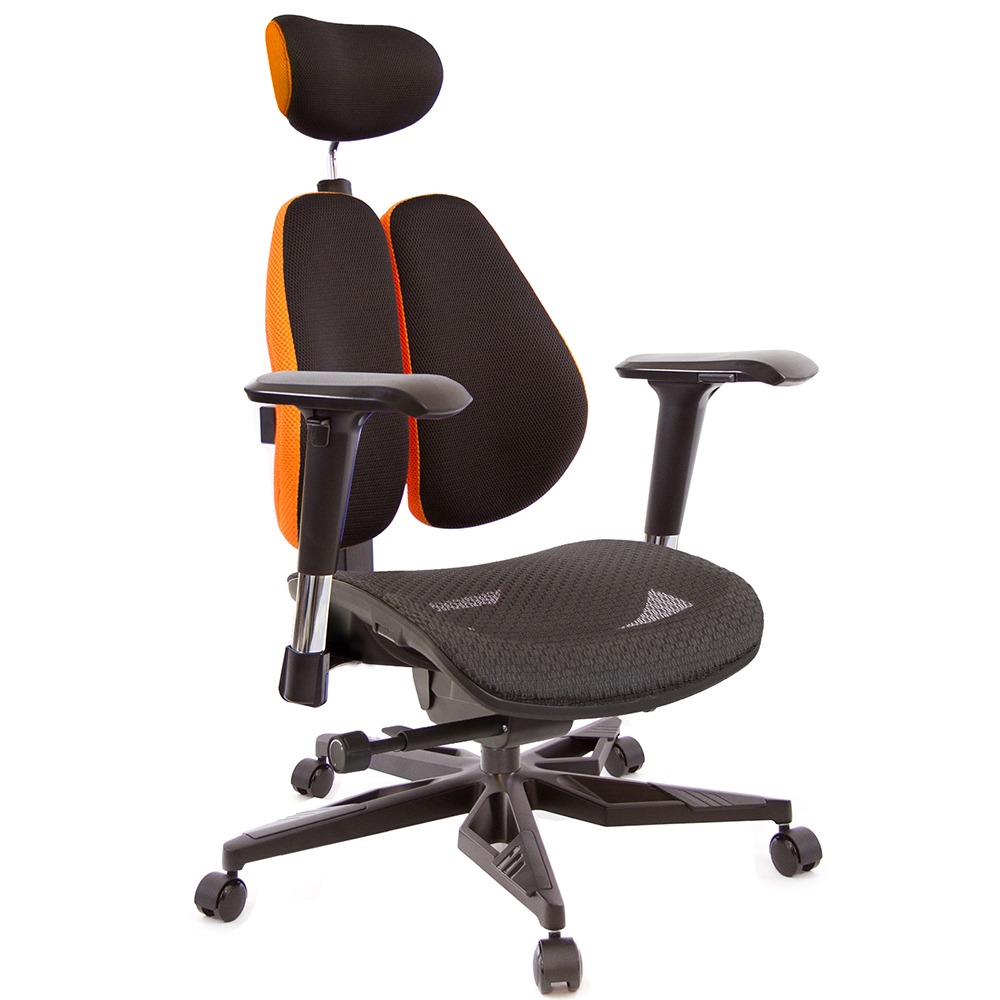 GXG 高雙背工學 電腦椅(電競腳/4D金屬扶手)  型號3076 KGA7-規格圖6