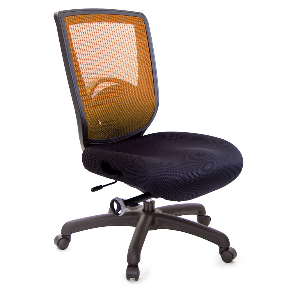 GXG  重量級 短背泡棉座 電腦椅 (無扶手) 型號52F6 ENH-規格圖4